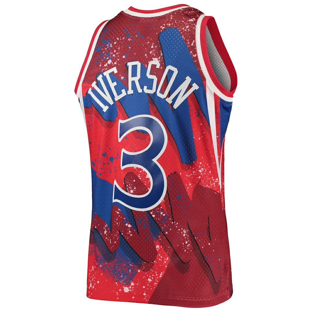 Mitchell & Ness Allen Iverson Philadelphia 76ers Hardwood Classics 1996/97 Hyper Hoops Swingman Jersey