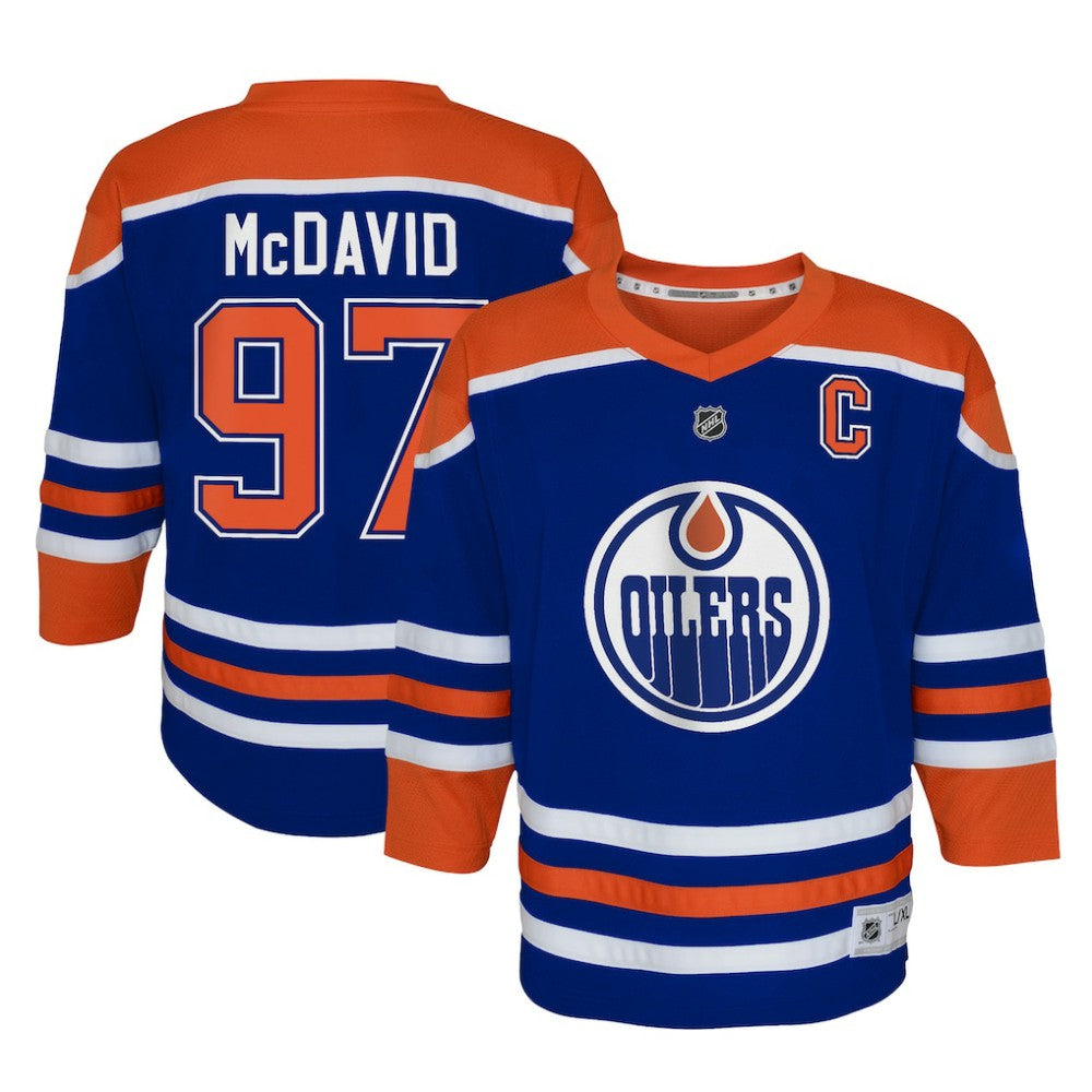 NHL Connor McDavid Edmonton Oilers Youth Home Replica Player Jersey