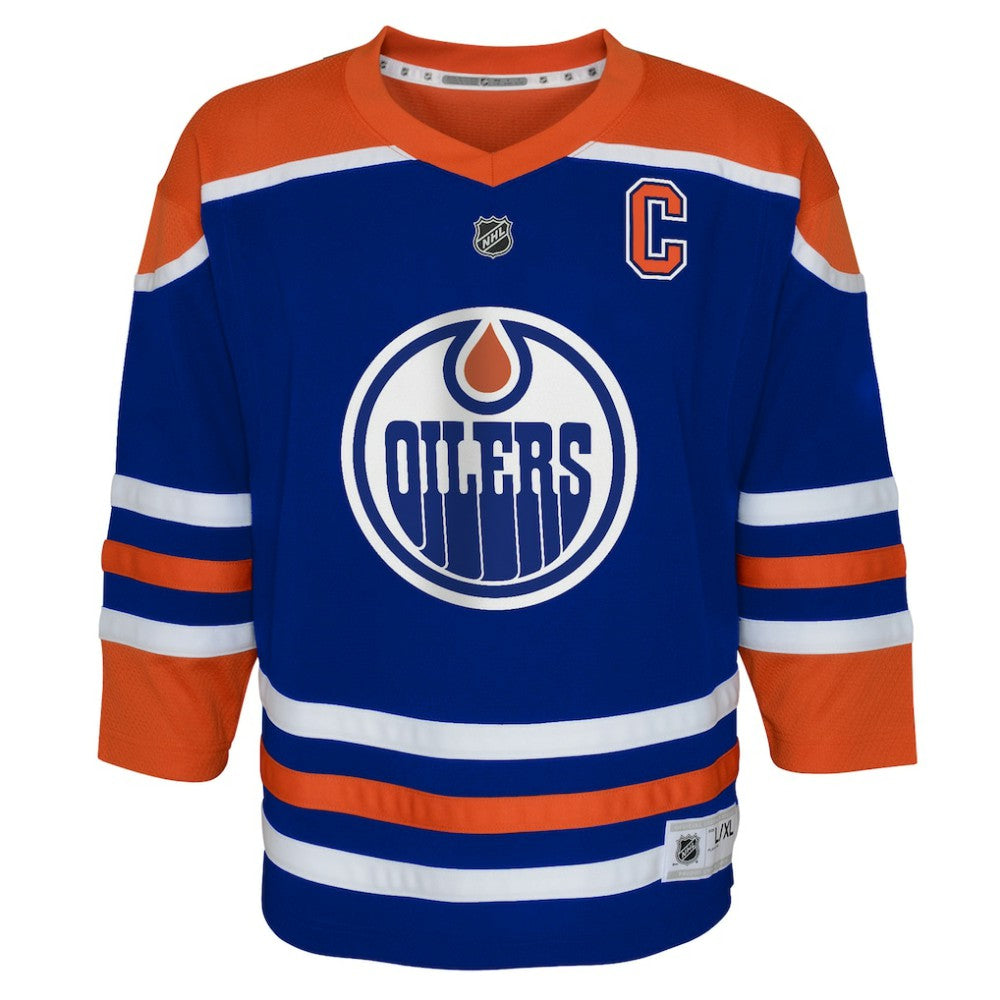 NHL Connor McDavid Edmonton Oilers Youth Home Replica Player Jersey