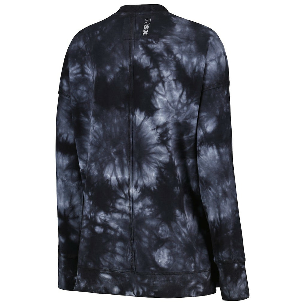 MSX by Michael Strahan Women's Bailey Tie-Dye Pullover Sweatshirt - Las Vegas Raiders Pullover