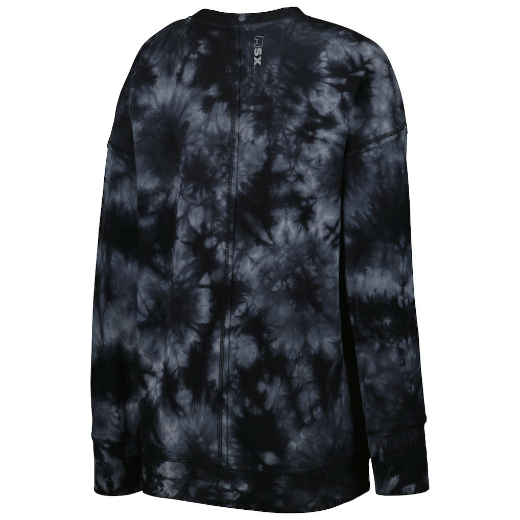 MSX by Michael Strahan Women's Bailey Tie-Dye Tri-Blend Pullover Sweatshirt - New Orleans Saints Pullover