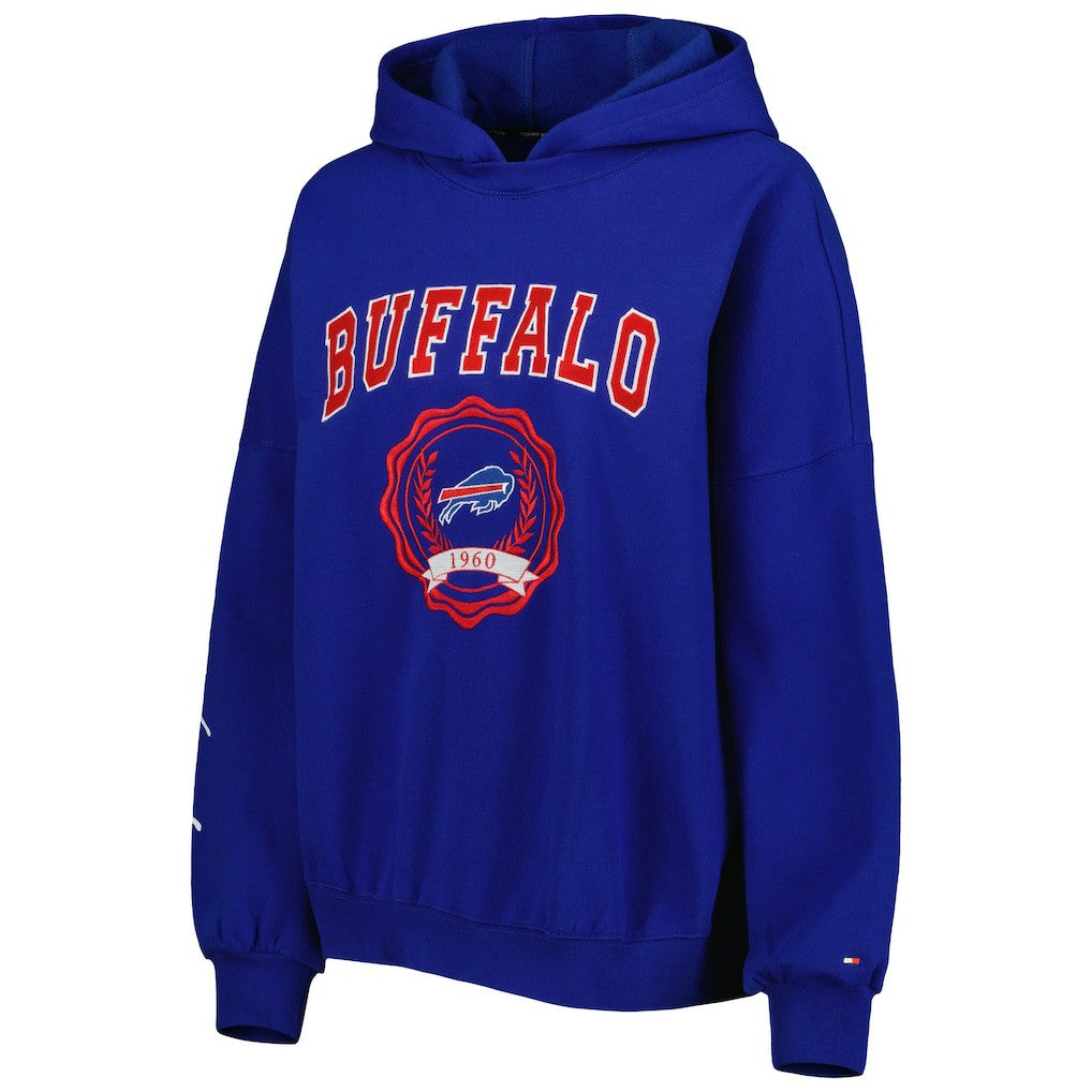 Tommy Hilfiger Women's Becca Drop Shoulder Pullover Hoodie - Buffalo Bills Hoodies