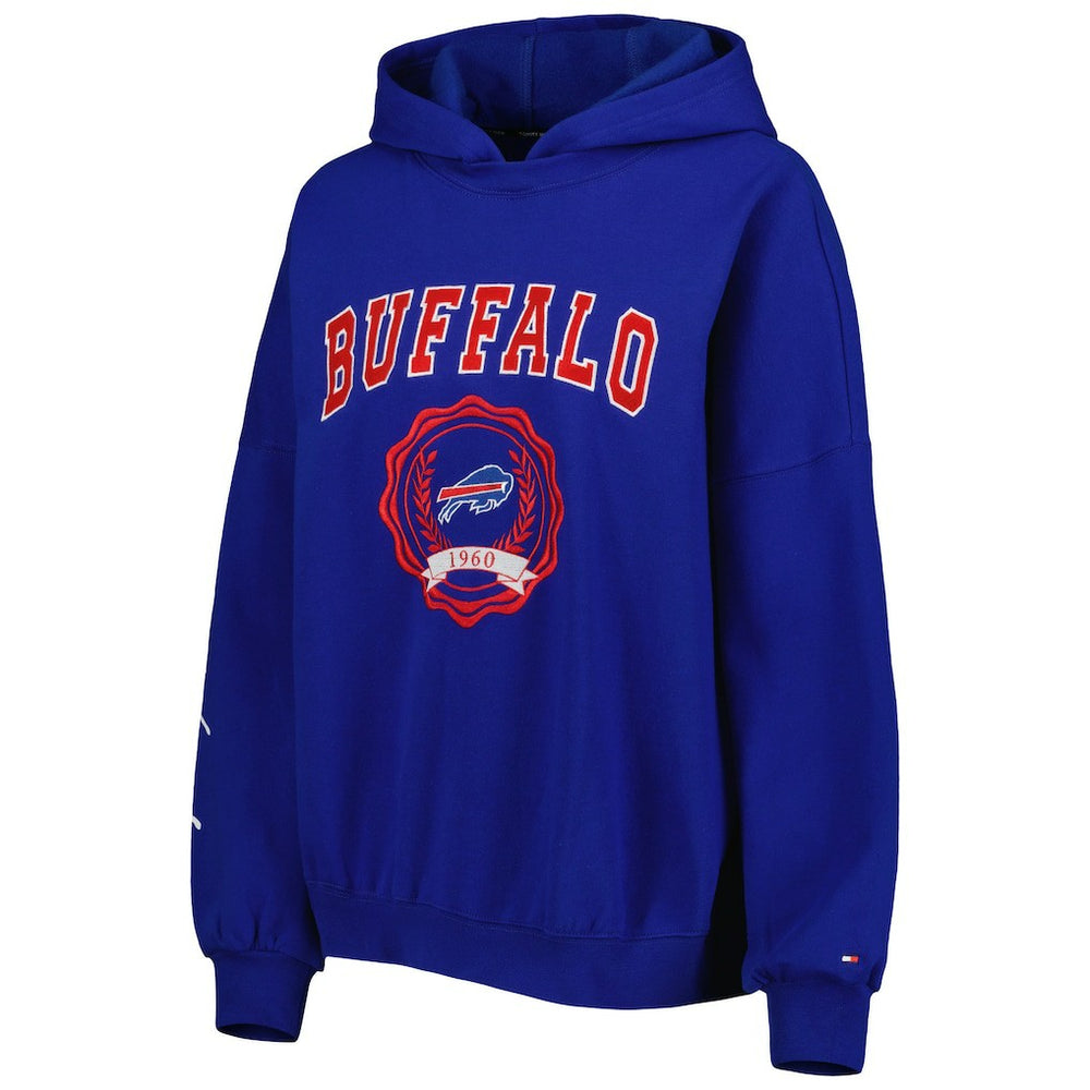 Tommy Hilfiger Women's Becca Drop Shoulder Pullover Hoodie - Buffalo Bills Hoodies