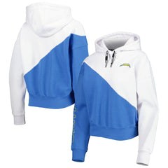 DKNY Sport Women's Bobbi Color Blocked Pullover Hoodie - Los Angeles Chargers Hoodies