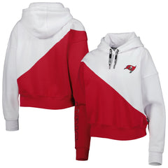DKNY Sport Women's Bobbi Color Blocked Pullover Hoodie - Tampa Bay Buccaneers Hoodies