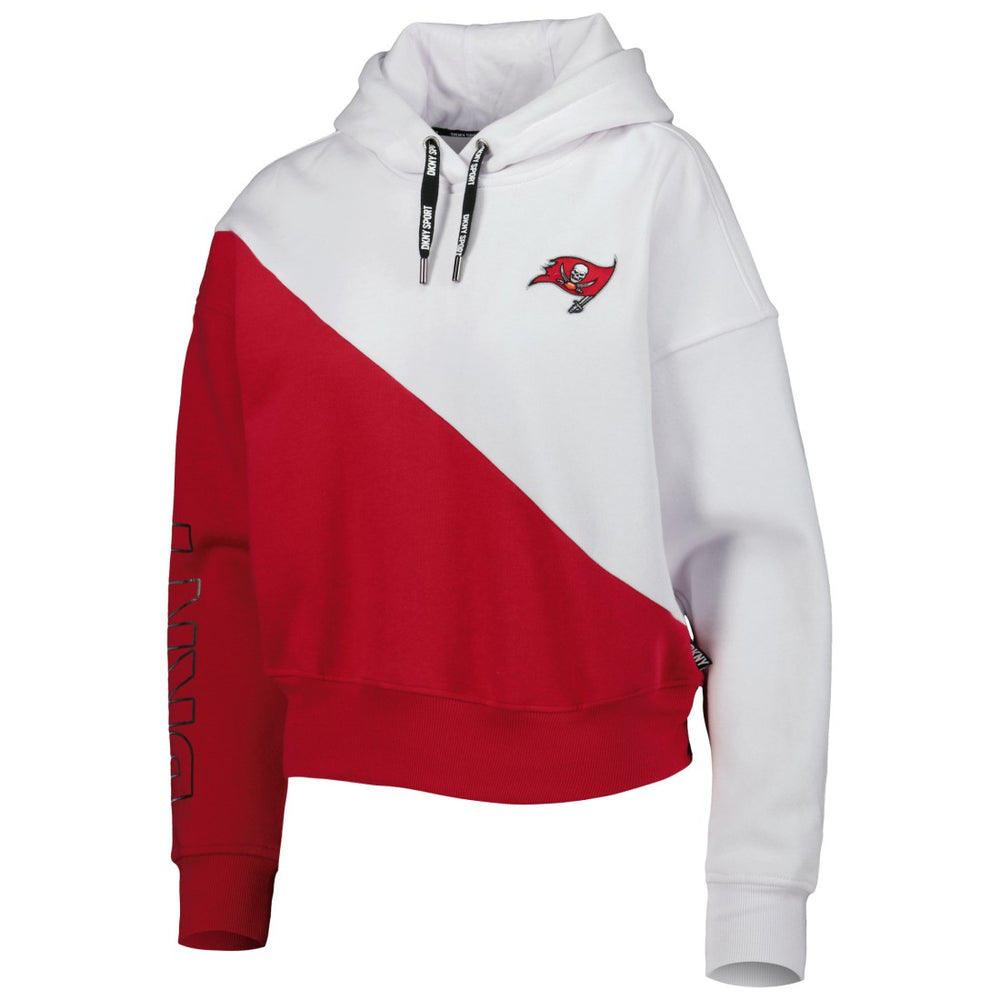 DKNY Sport Women's Bobbi Color Blocked Pullover Hoodie - Tampa Bay Buccaneers Hoodies