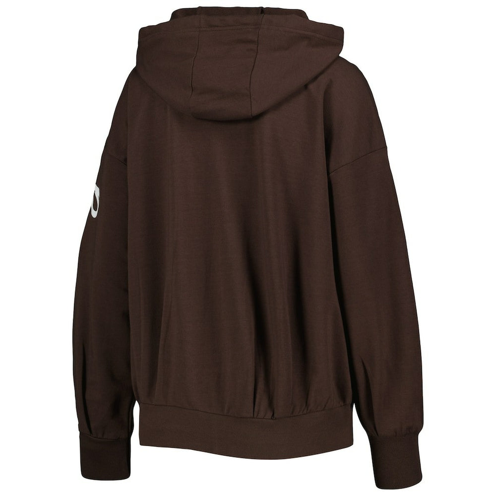 MSX by Michael Strahan Women's Emerson Lightweight Full-Zip Hoodie - Cleveland Browns Hoodies