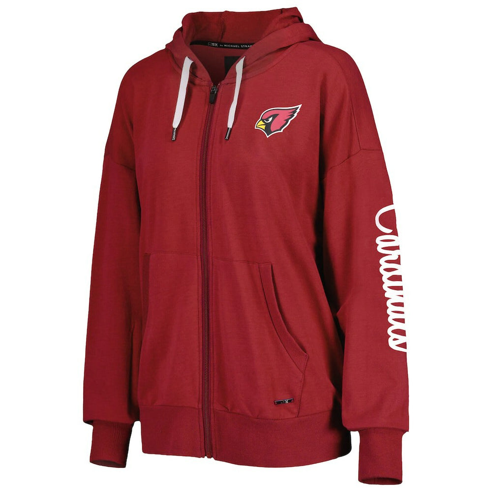 MSX by Michael Strahan Women's Emerson Lightweight Full-Zip Hoodie - Arizona Cardinals Hoodies
