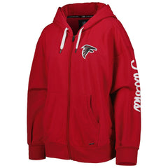 MSX by Michael Strahan Women's Emerson Lightweight Full-Zip Hoodie - Atlanta Falcons Hoodies