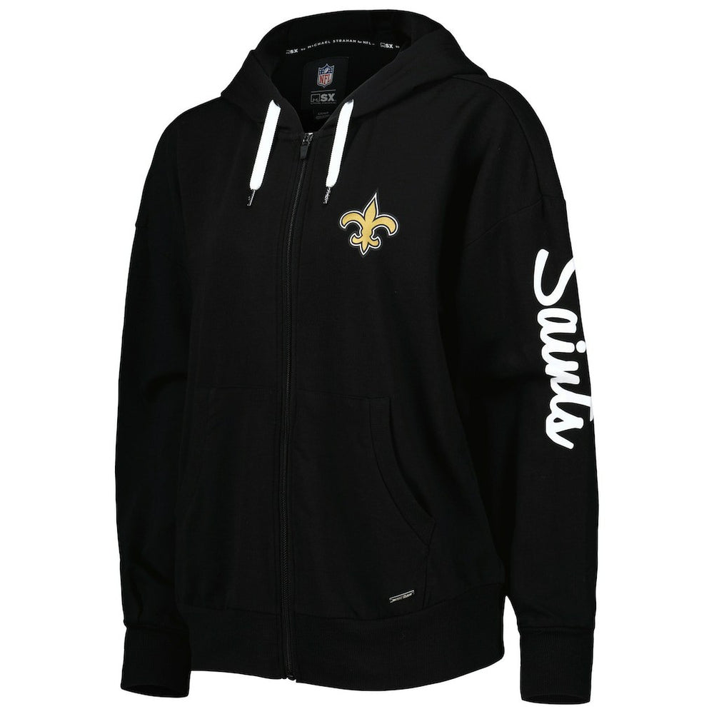 MSX by Michael Strahan Women's Emerson Lightweight Full-Zip Hoodie - New Orleans Saints Hoodies