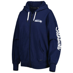 MSX by Michael Strahan Women's Emerson Lightweight Full-Zip Hoodie - Seattle Seahawks Hoodies