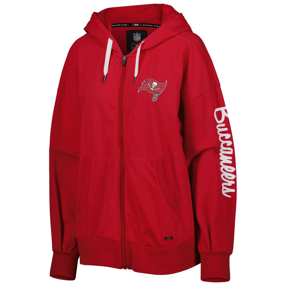 MSX by Michael Strahan Women's Emerson Lightweight Full-Zip Hoodie - Tampa Bay Buccaneers Hoodies