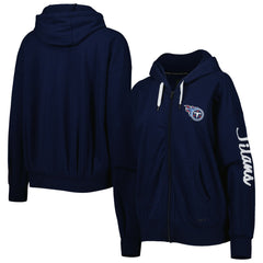 MSX by Michael Strahan Women's Emerson Lightweight Full-Zip Hoodie - Tennessee Titans Hoodies