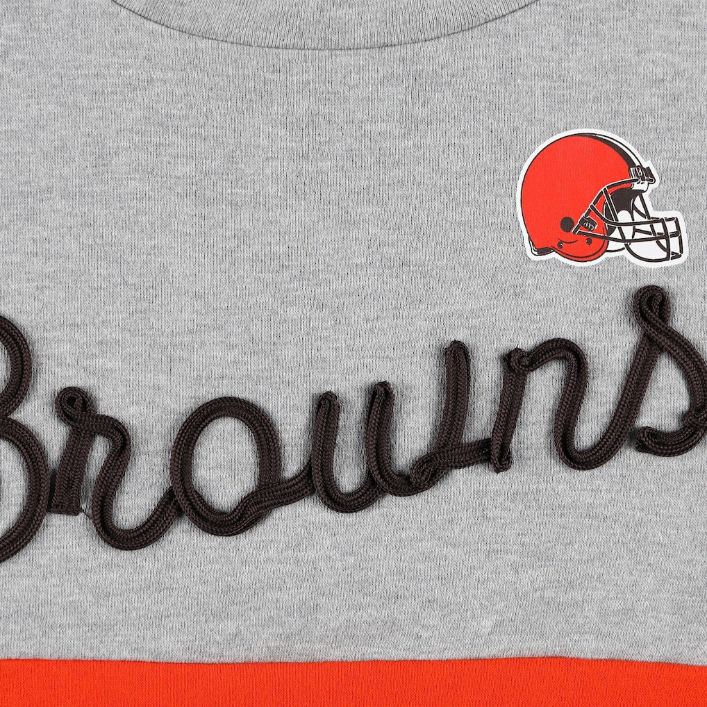 Touch Women's Outfield Deep V-Back Waist Length Pullover Sweatshirt - Cleveland Browns Pullover
