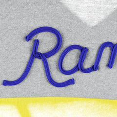 Touch Women's Outfield Deep V-Back Waist Length Pullover Sweatshirt - Los Angeles Rams Pullover