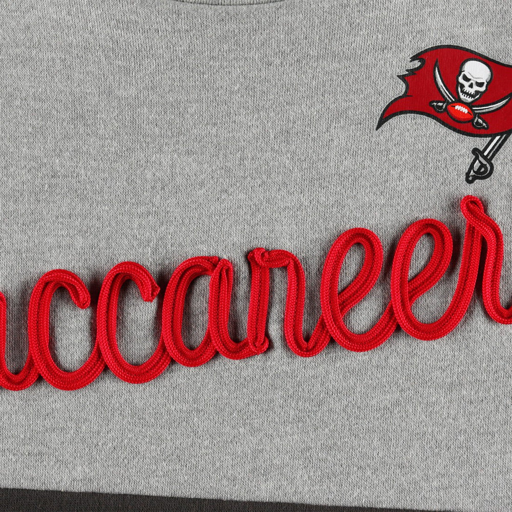 Touch Women's Outfield Deep V-Back Waist Length Pullover Sweatshirt - Tampa Bay Buccaneers Pullover