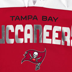 G-III 4Her by Carl Banks Women's Double Team 3/4-Sleeve Lace-Up T-Shirt - Tampa Bay Buccaneers T-shirts