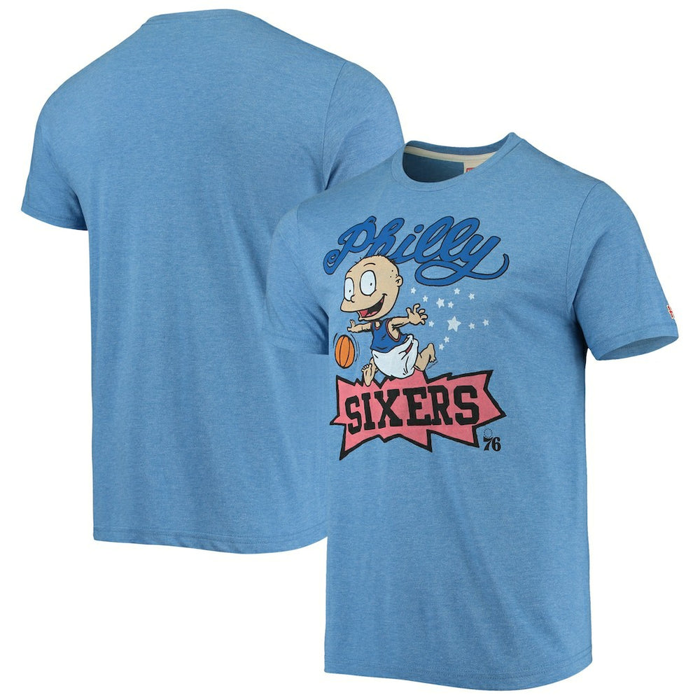 Philadelphia 76ers Homage NBA x Rugrats Tri-Blend T-Shirt