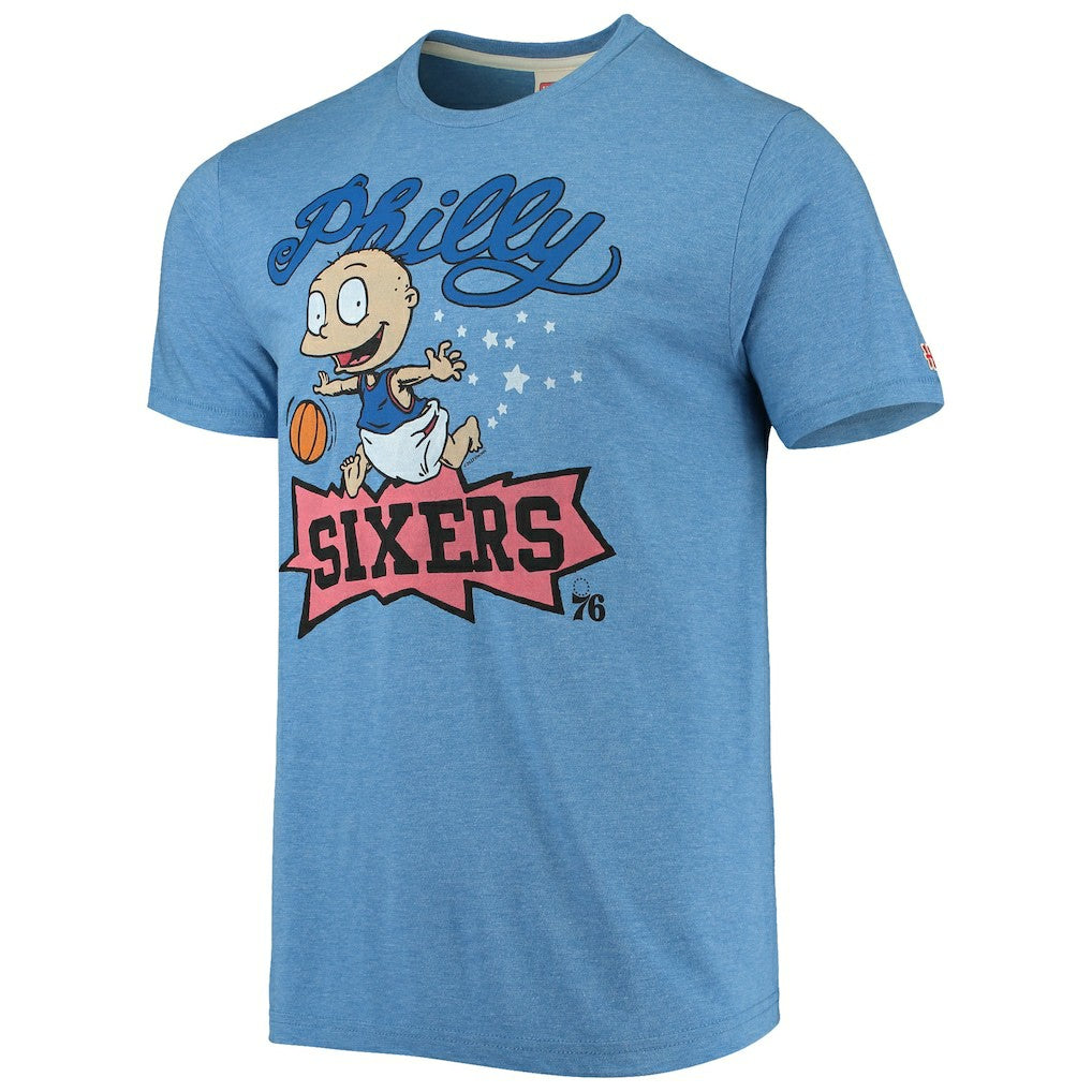 Philadelphia 76ers Homage NBA x Rugrats Tri-Blend T-Shirt