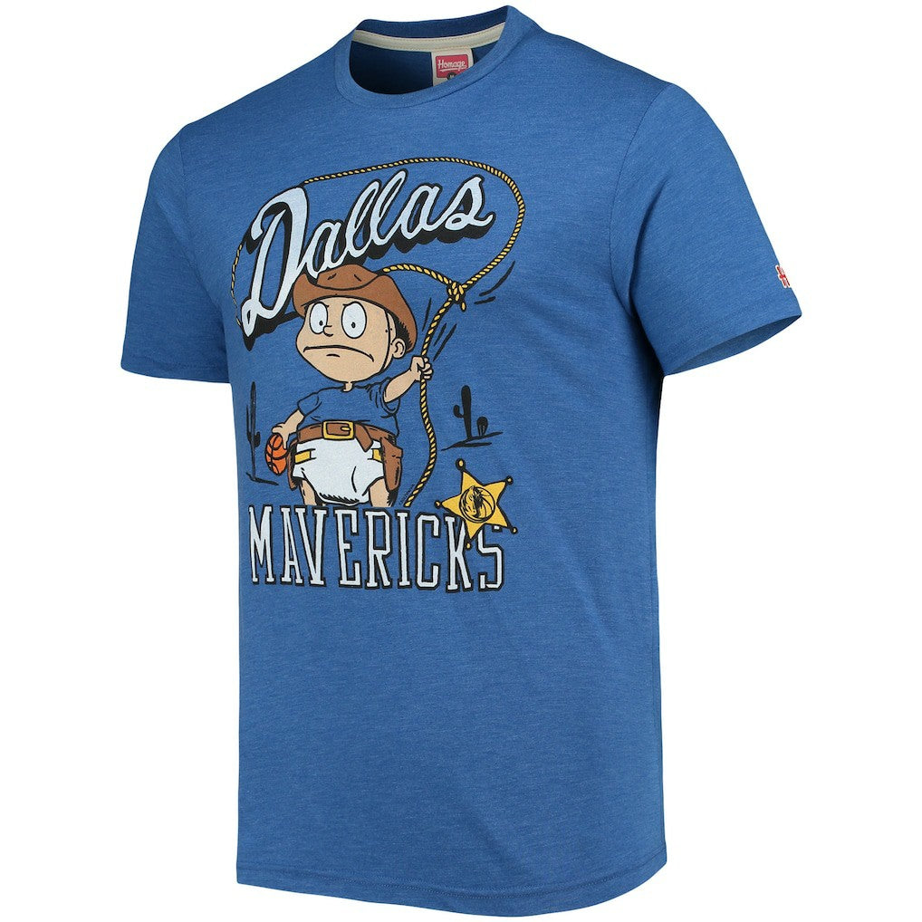 Dallas Mavericks Homage NBA x Rugrats Tri-Blend T-Shirt sale