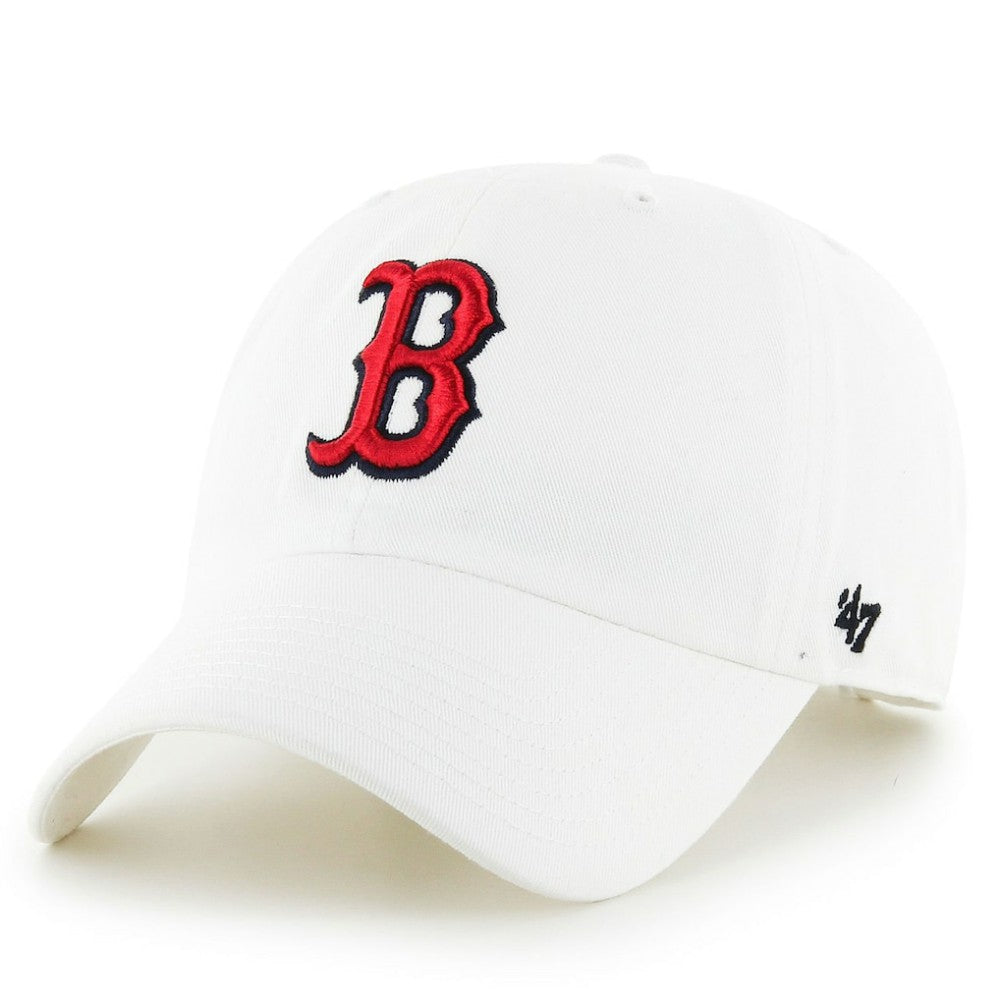 White Boston Red Sox '47 Team Logo Clean Up Adjustable Hat