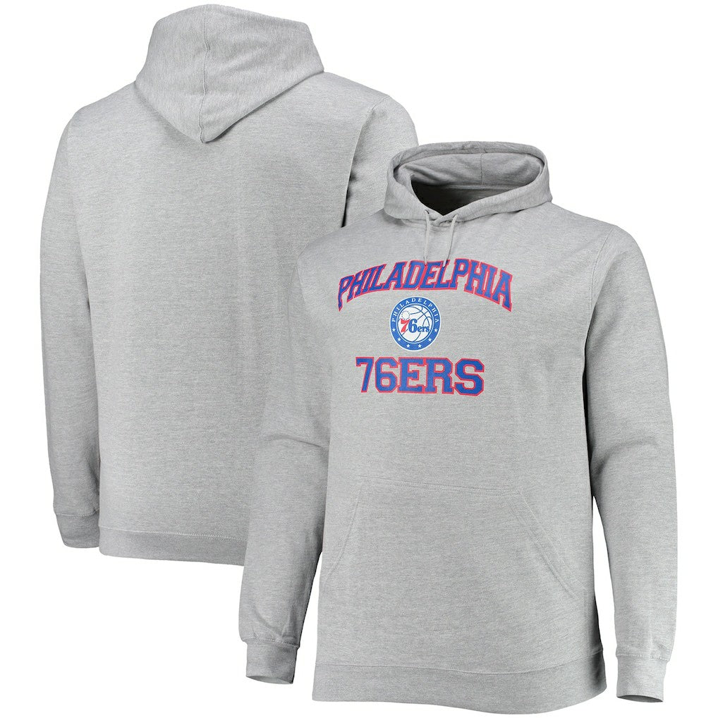 Philadelphia 76ers Big & Tall Heart & Soul Pullover Hoodie