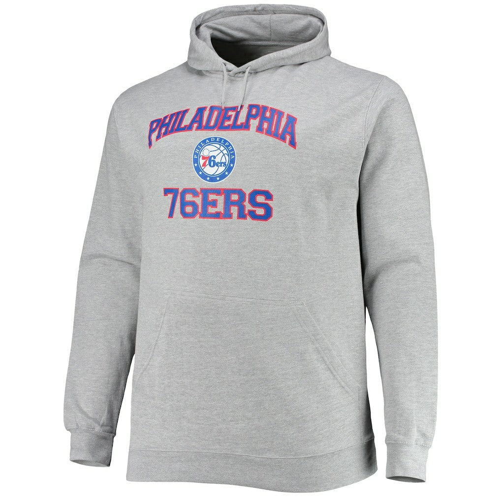 Philadelphia 76ers Big & Tall Heart & Soul Pullover Hoodie