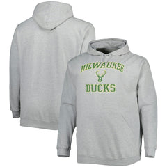 Milwaukee Bucks Big & Tall Heart & Soul Pullover Hoodie