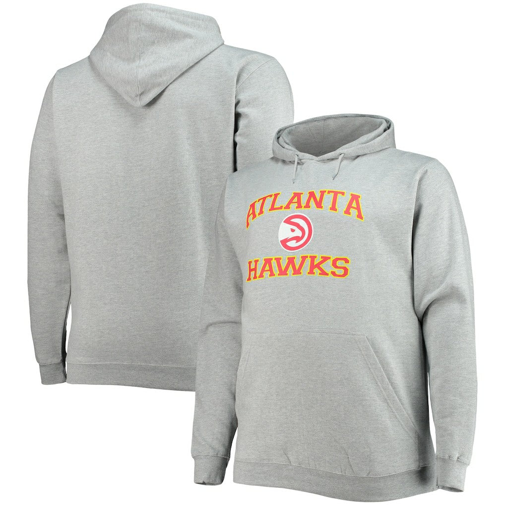 Atlanta Hawks Big & Tall Heart & Soul Pullover Hoodie