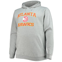 Atlanta Hawks Big & Tall Heart & Soul Pullover Hoodie