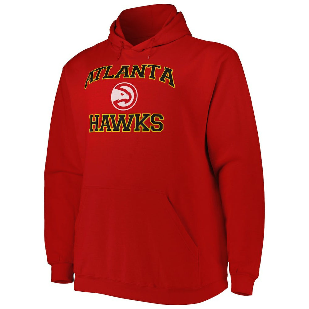 Atlanta Hawks Big & Tall Heart & Soul Pullover Hoodie
