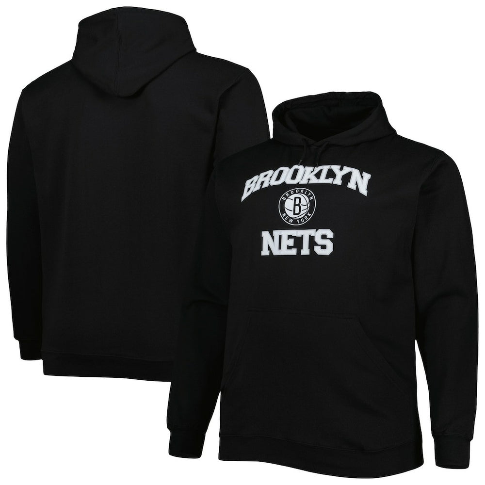 Brooklyn Nets Big & Tall Heart & Soul Pullover Hoodie