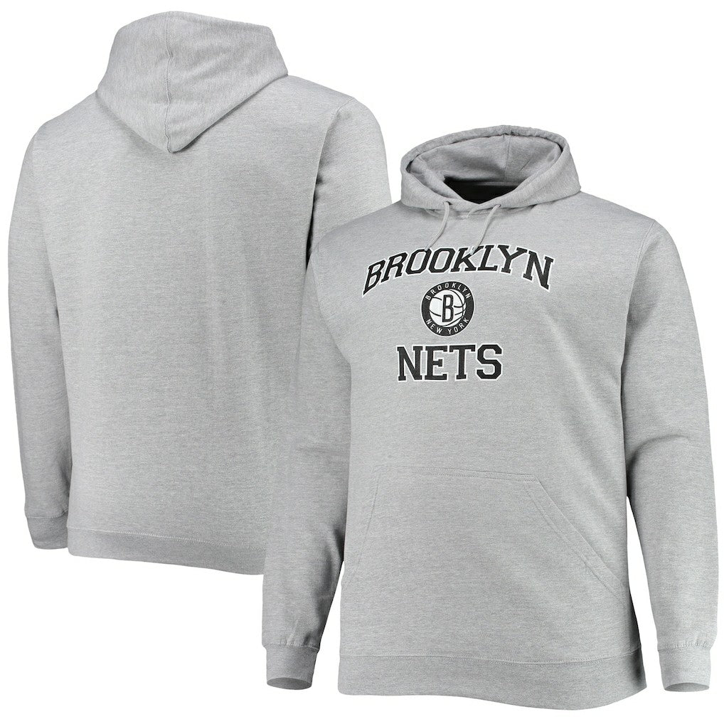 Brooklyn Nets Big & Tall Heart & Soul Pullover Hoodie