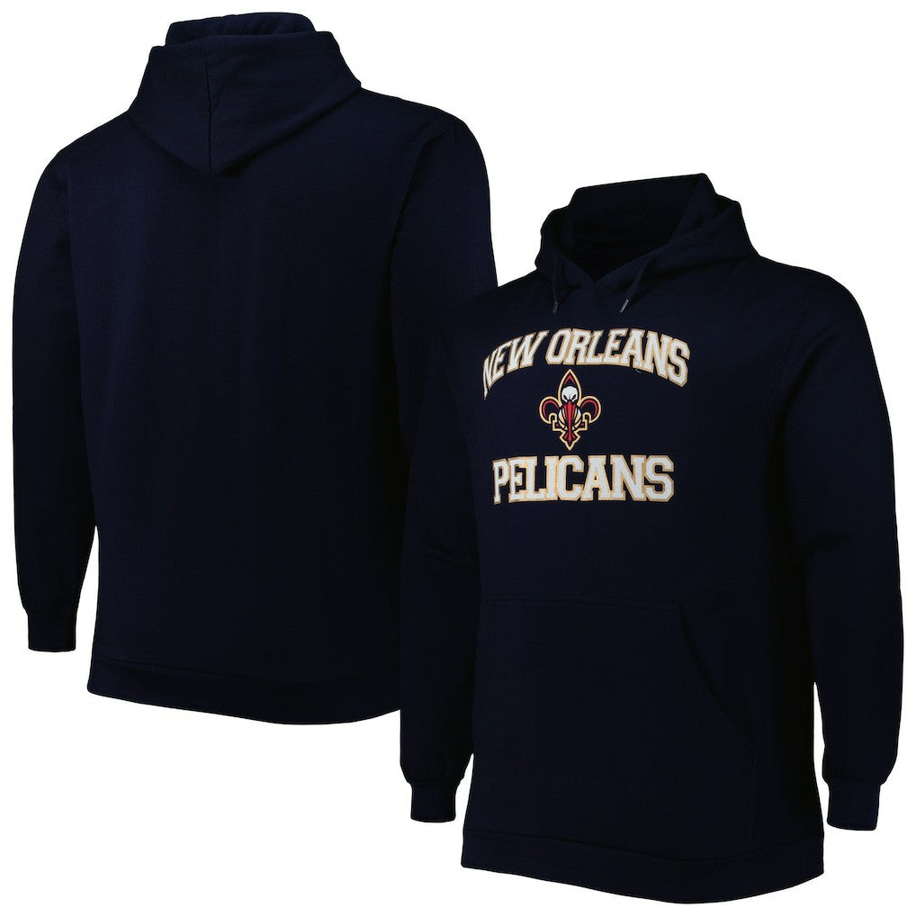 New Orleans Pelicans Big & Tall Heart & Soul Pullover Hoodie