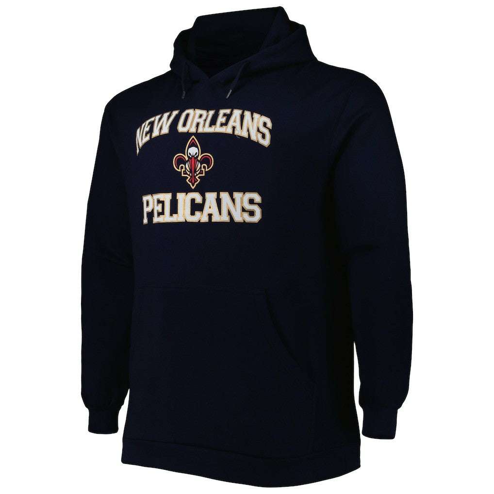 New Orleans Pelicans Big & Tall Heart & Soul Pullover Hoodie
