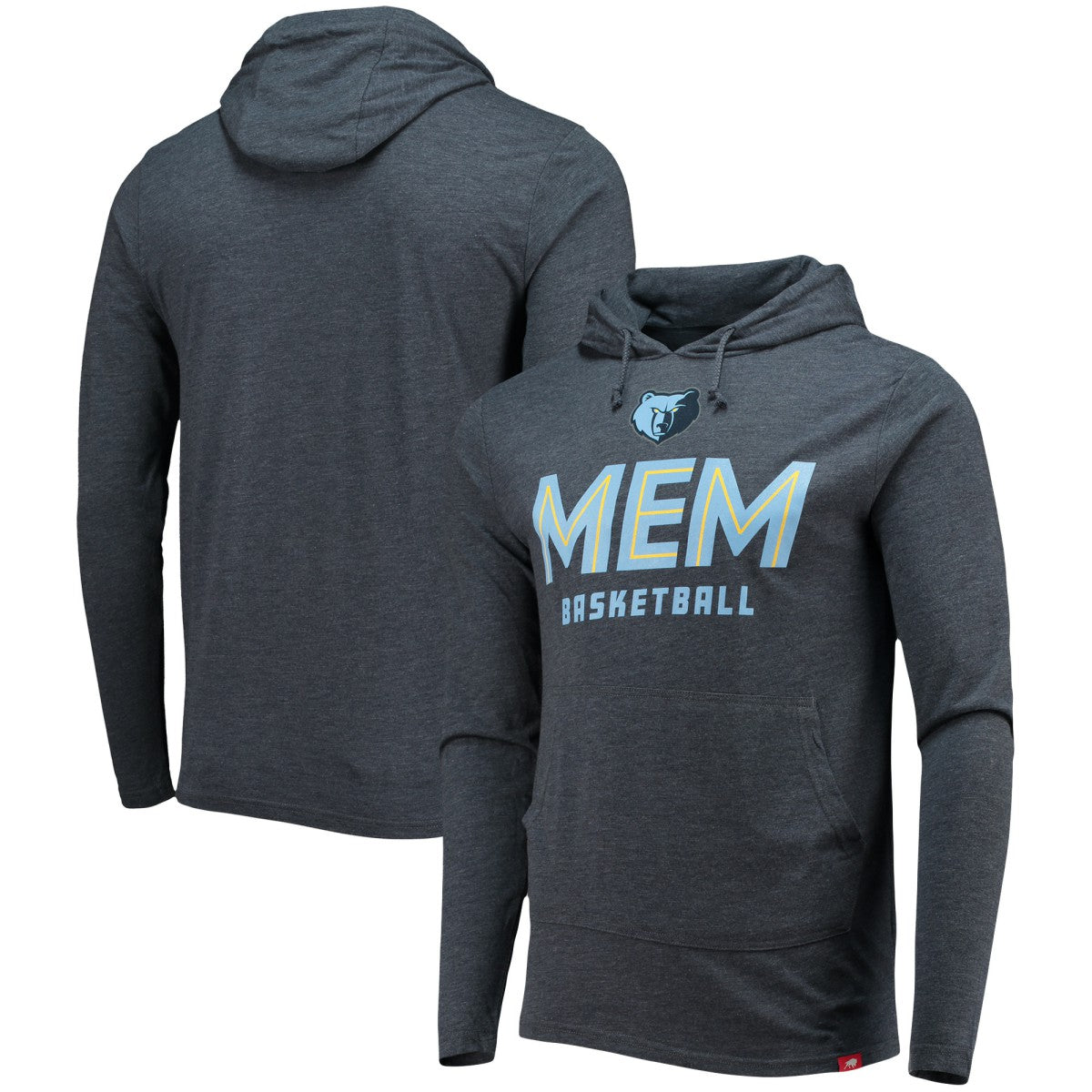 Memphis Grizzlies Sportiqe Practice Shoot Around Rowan Tri-Blend Pullover Hoodie