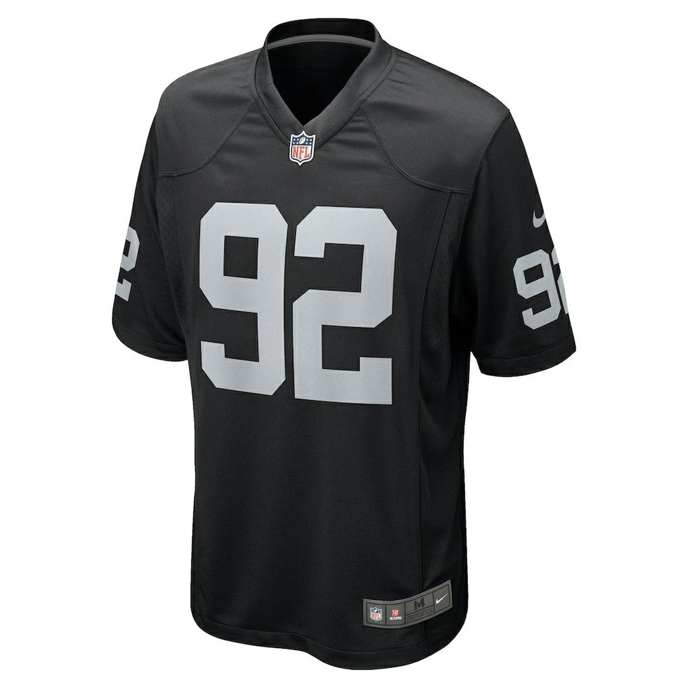 Richard Seymour  Retired Player Game Jersey - Las Vegas Raiders Jerseys