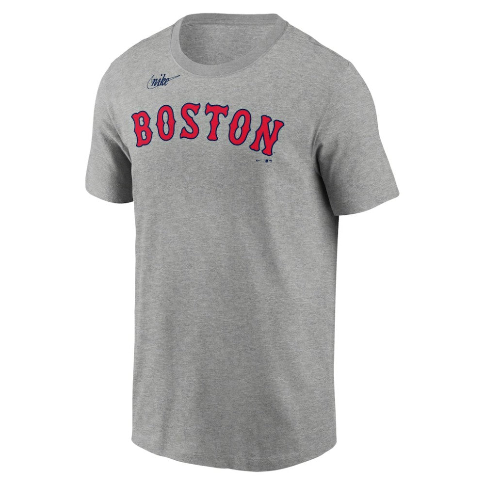 Heather Gray David Ortiz Boston Red Sox Nike Name & Number T-Shirt