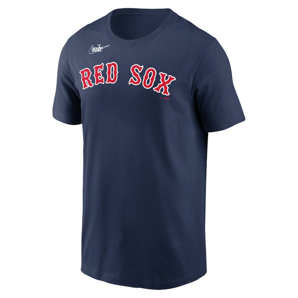 Navy David Ortiz Boston Red Sox Nike Name & Number Wordmark T-Shirt