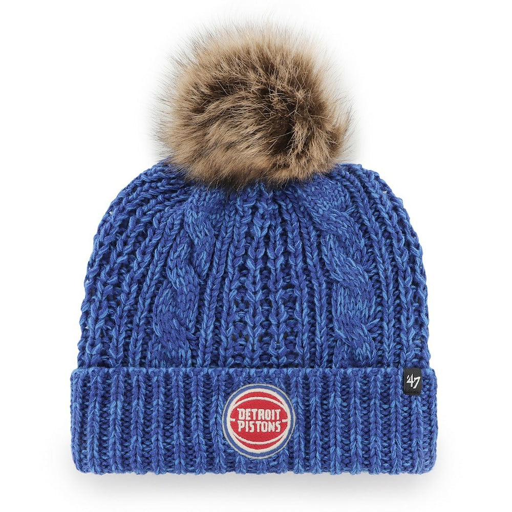 47 brand Detroit Pistons '47 Women's Meeko Cuffed Knit Hat with Pom sale