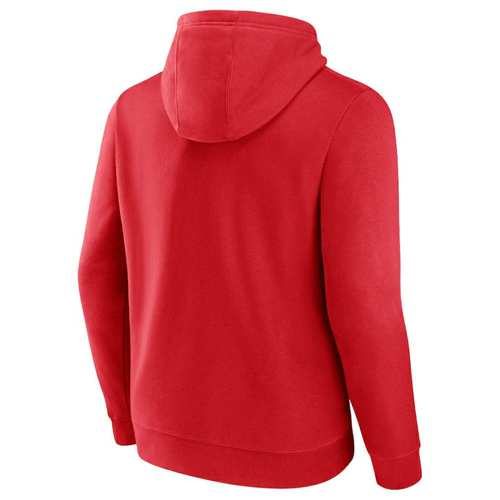 Red David Ortiz Boston Red Sox Fanatics Big Papi Portrait Fitted Pullover Hoodie