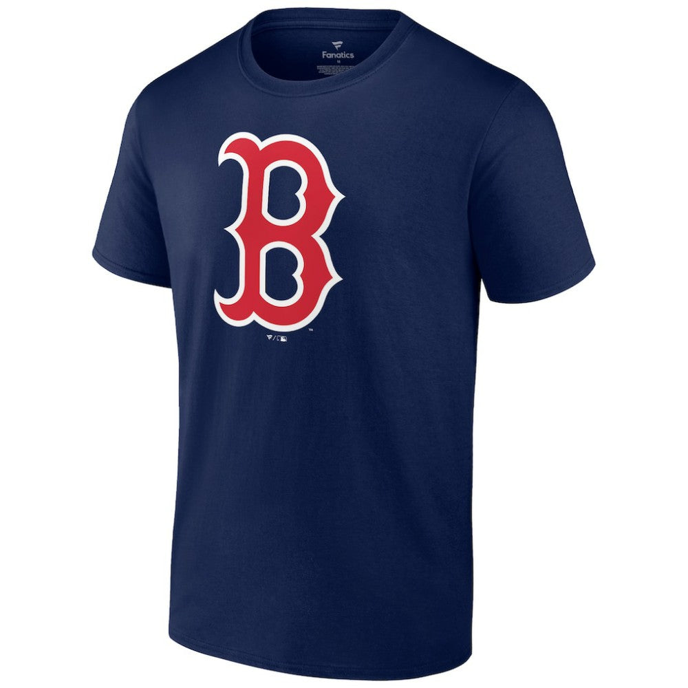 Navy David Ortiz Boston Red Sox Fanatics Logo Graphic T-Shirt