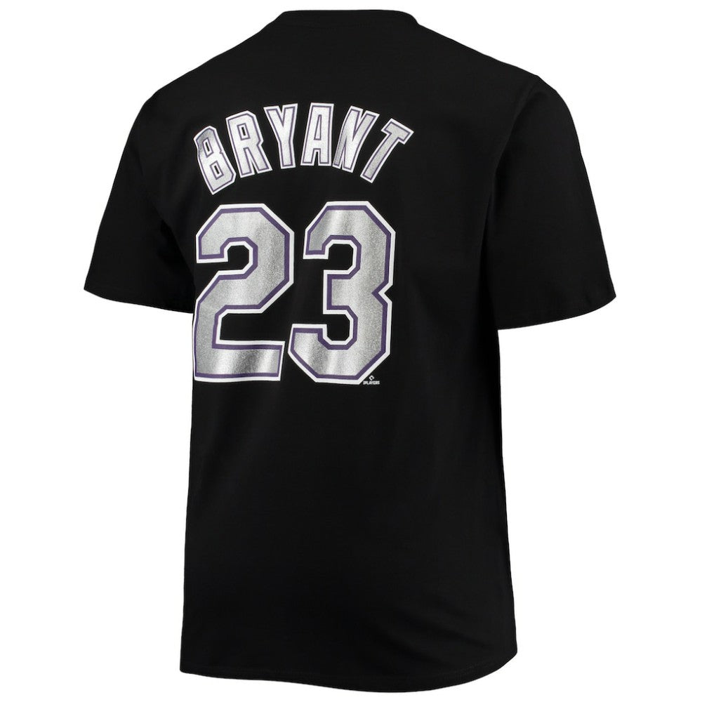 Black Kris Bryant Colorado Rockies Fanatics Big & Tall Name & Number T-Shirt