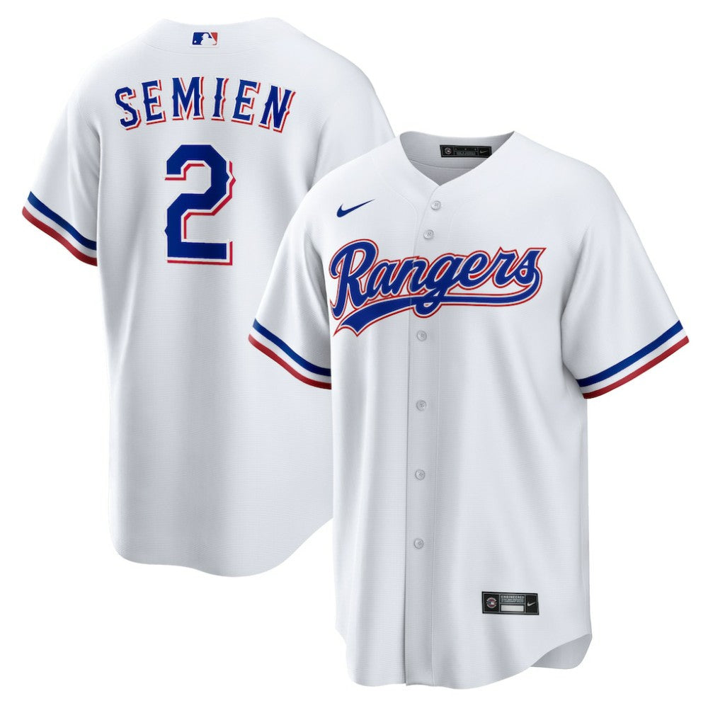 White Marcus Semien Texas Rangers Nike Home Replica Player Jersey