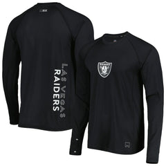 MSX by Michael Strahan Interval Long Sleeve Raglan T-Shirt - Las Vegas Raiders T-shirts
