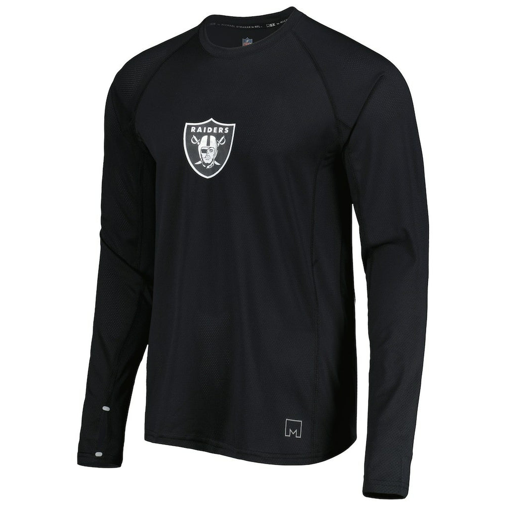 MSX by Michael Strahan Interval Long Sleeve Raglan T-Shirt - Las Vegas Raiders T-shirts