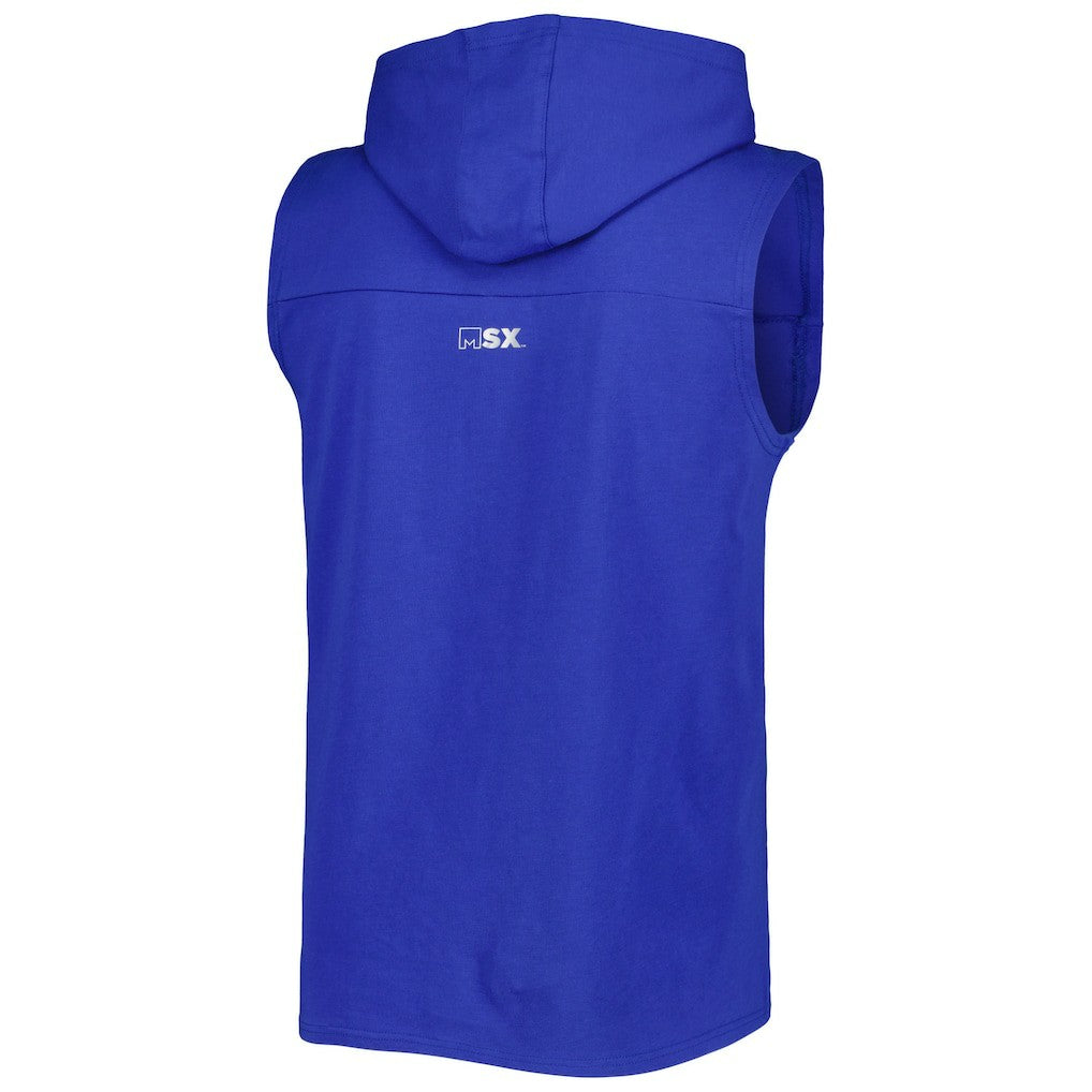 MSX by Michael Strahan Relay Sleeveless Pullover Hoodie - Buffalo Bills Hoodies