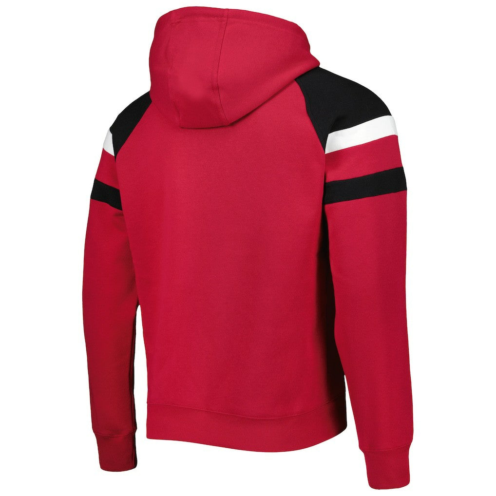 Starter Draft Fleece Raglan Pullover Hoodie - Arizona Cardinals Hoodies