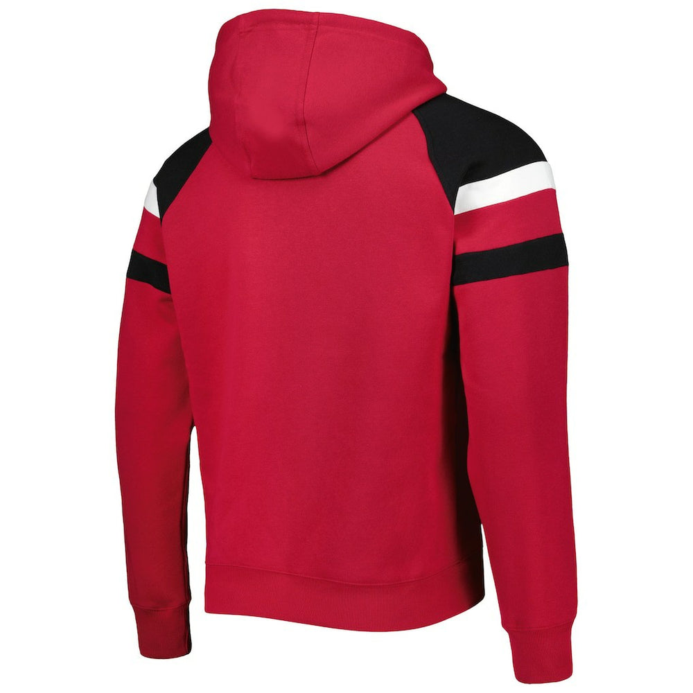 Starter Draft Fleece Raglan Pullover Hoodie - Arizona Cardinals Hoodies