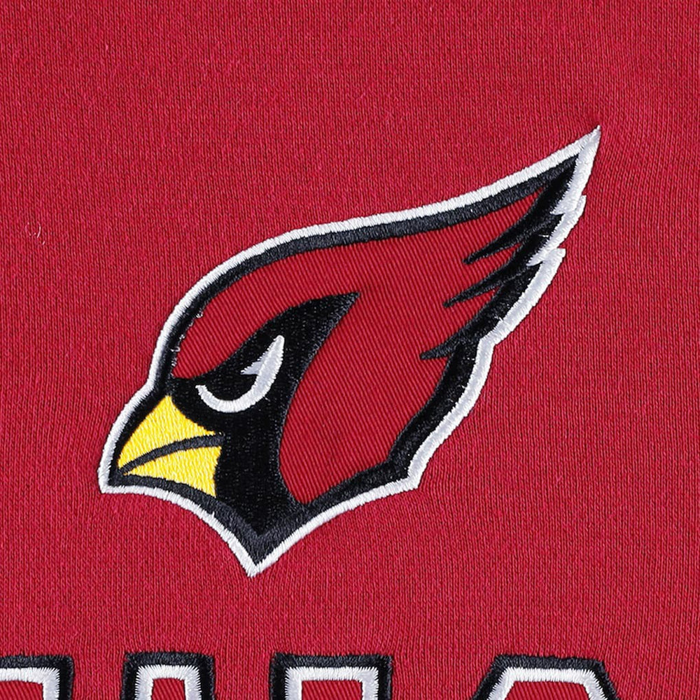 Starter Draft Fleece Raglan Pullover Hoodie - Arizona Cardinals Hoodies